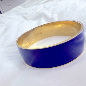 J. Crew Blue Enamel Bangle
